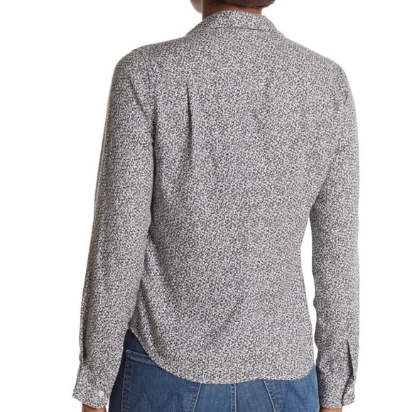 Frank & Eileen Barry Floral Button Front Shirt NWT - Picture 2 of 12